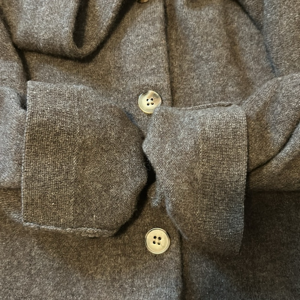 Oak + Fort. Women's Brown Cardigan Sweater - Picture 8 of 13